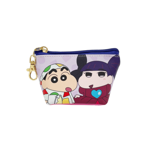 クレヨンしんちゃん 三角ミニポーチ しんちゃん＆貫庭玉サキ